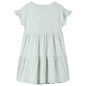 Kids' Dress with Ruffle Sleeves Mint 104