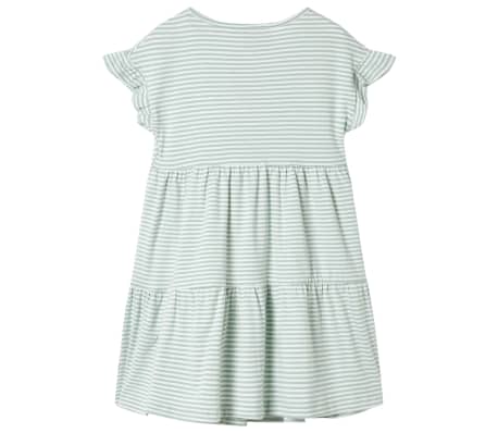 Kids' Dress with Ruffle Sleeves Mint 128