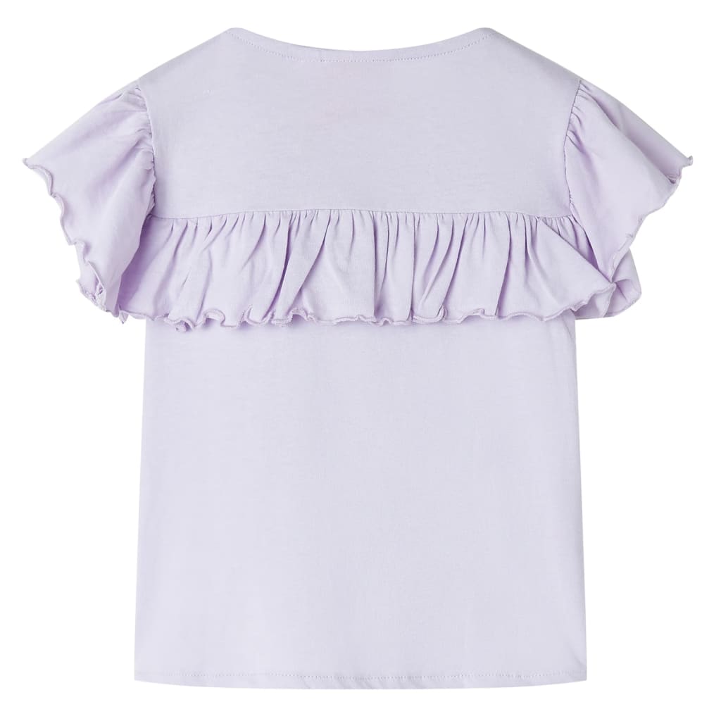 Thumbnail - vidaXL Kinder-T-Shirt Lila 128