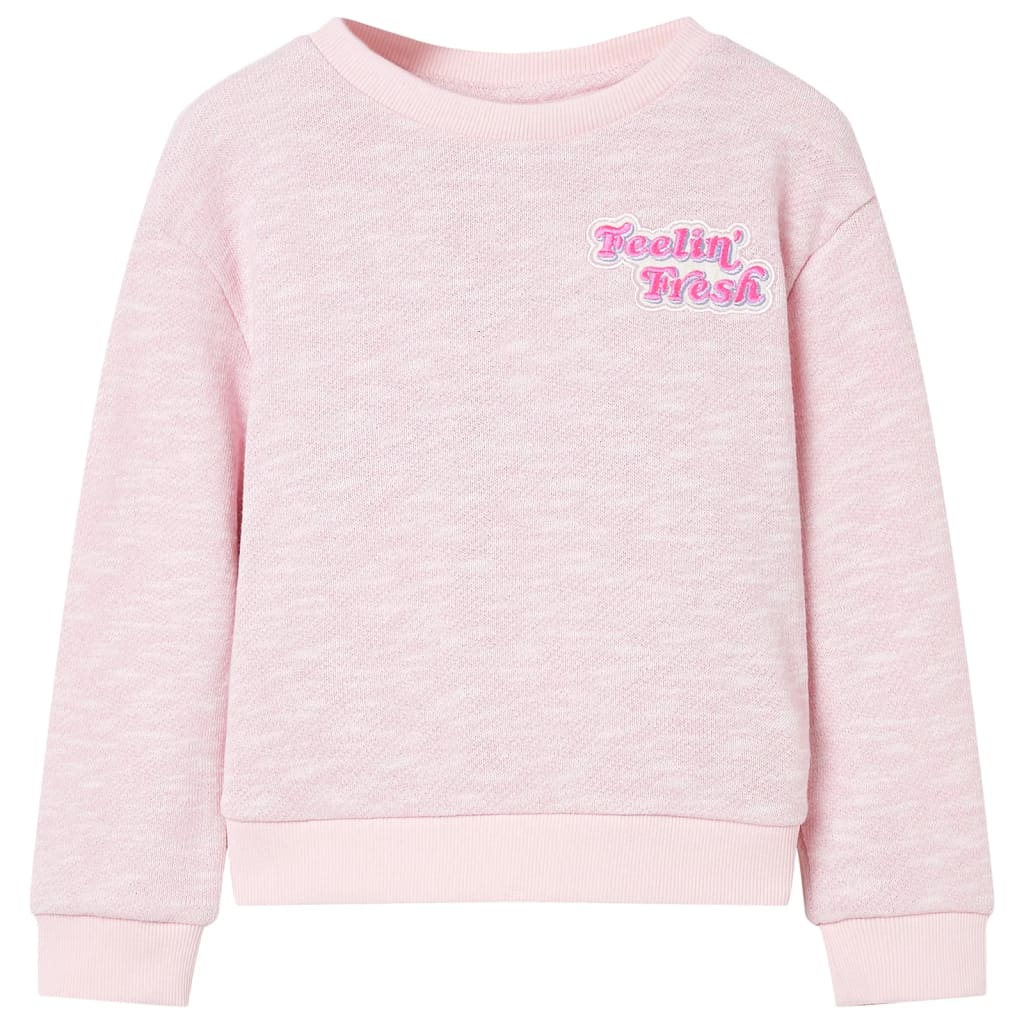 Sweatshirt pour enfants lilas clair 128