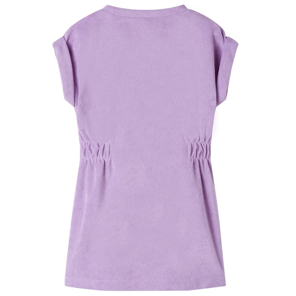 vidaXL Kinderjurk 128 lila afbeelding