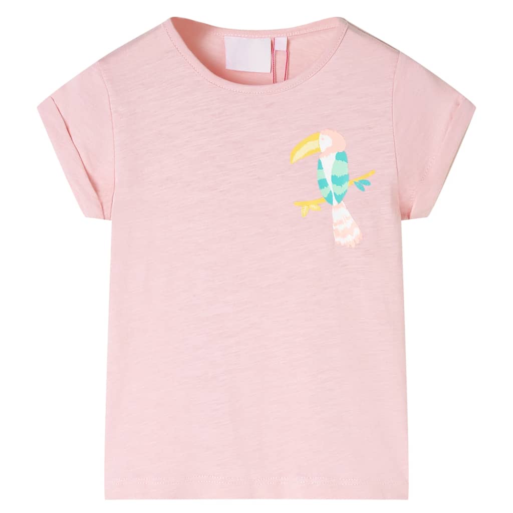 vidaXL Kinder-T-Shirt Hellrosa 140