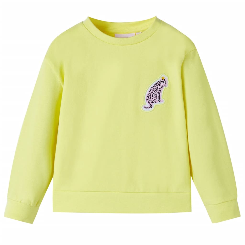 vidaXL Kinder-Sweatshirt Gelb 140