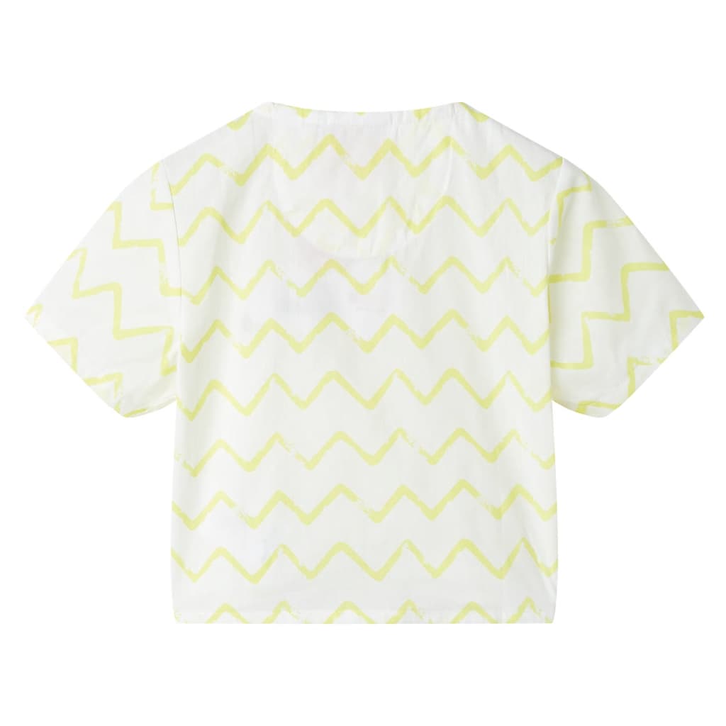vidaXL Kindershirt 116 ecru afbeelding