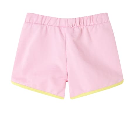 Barneshorts med trim knallrosa 92