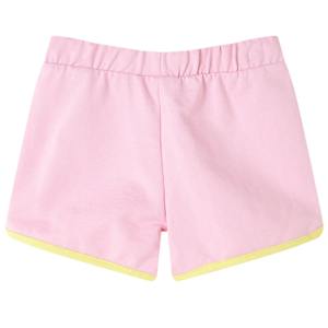 Kindershorts mit Besatz Knallrosa 104