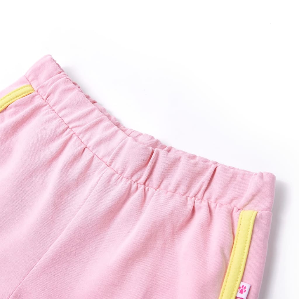 Thumbnail - vidaXL Kindershorts mit Besatz Knallrosa 116