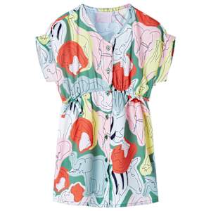 Otroška obleka zelena 116