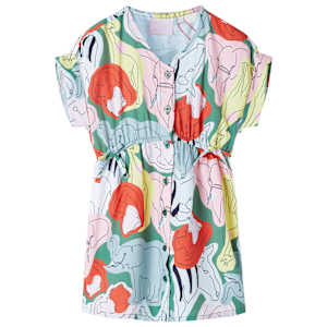 Otroška obleka zelena 140