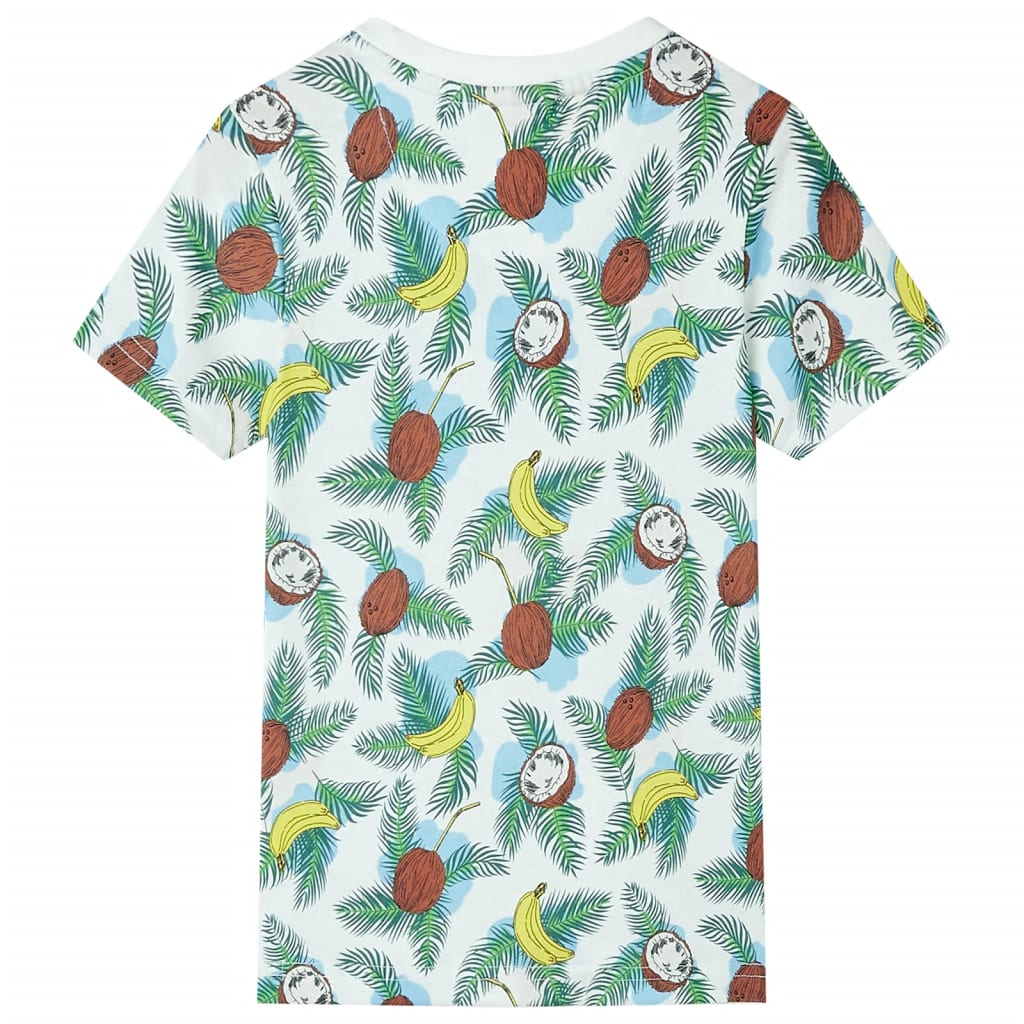 vidaXL Kindershirt met korte mouwen 140 meerkleurig afbeelding
