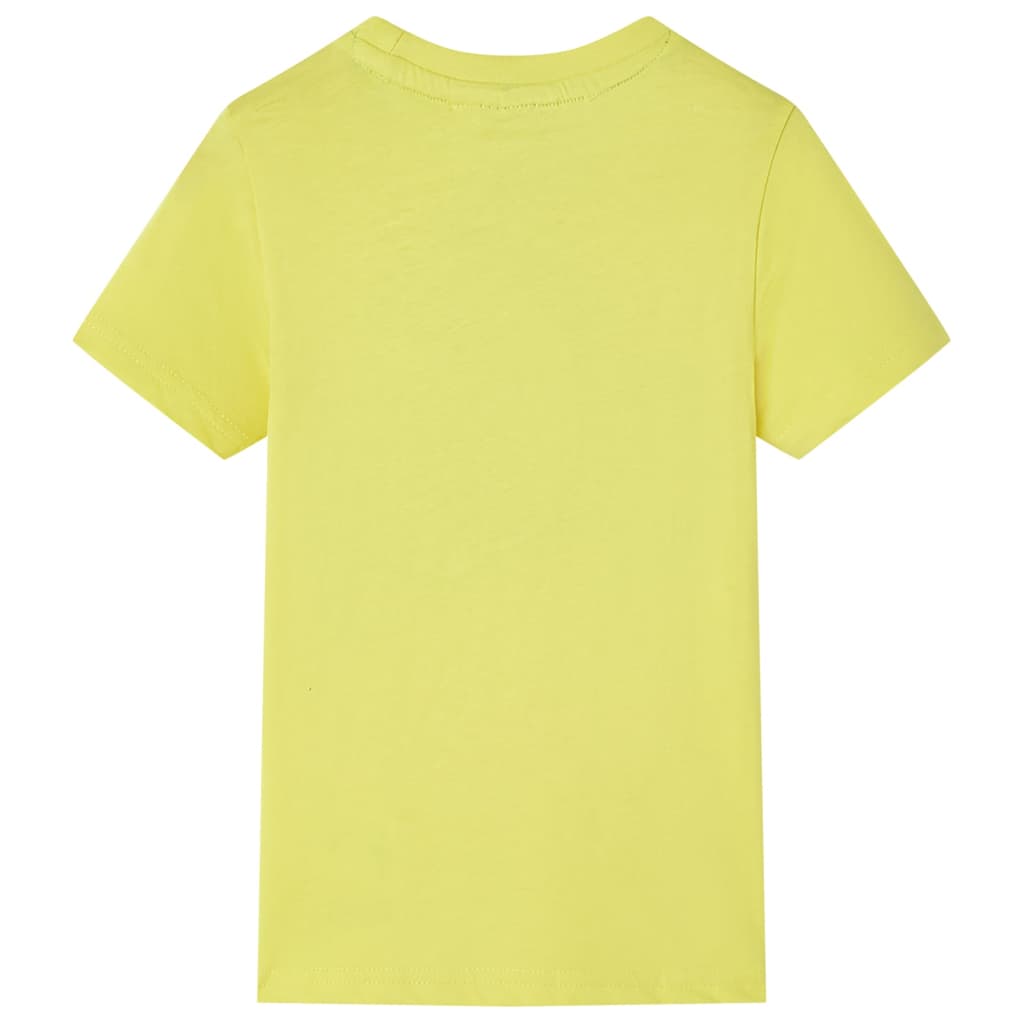 vidaXL Kindershirt met korte mouwen 116 geel afbeelding