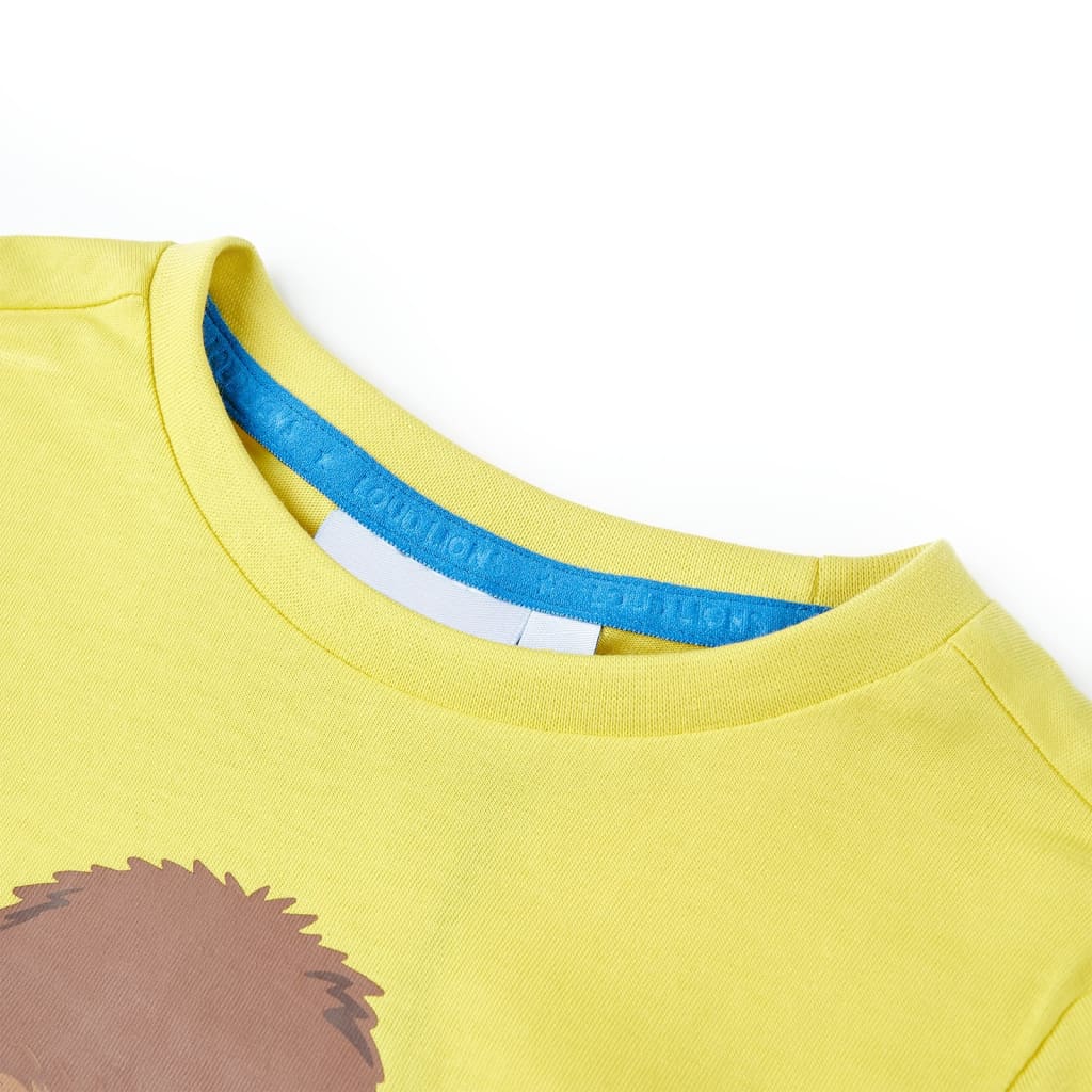 Thumbnail - vidaXL Kinder-Kurzarmshirt Gelb 128