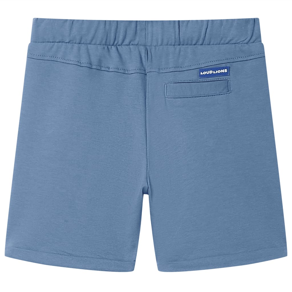vidaXL Kindershorts met trekkoord 92 donkerblauw afbeelding