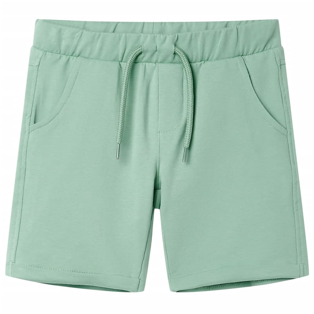 vidaXL Kindershorts mit Kordelzug Helles Khaki 104