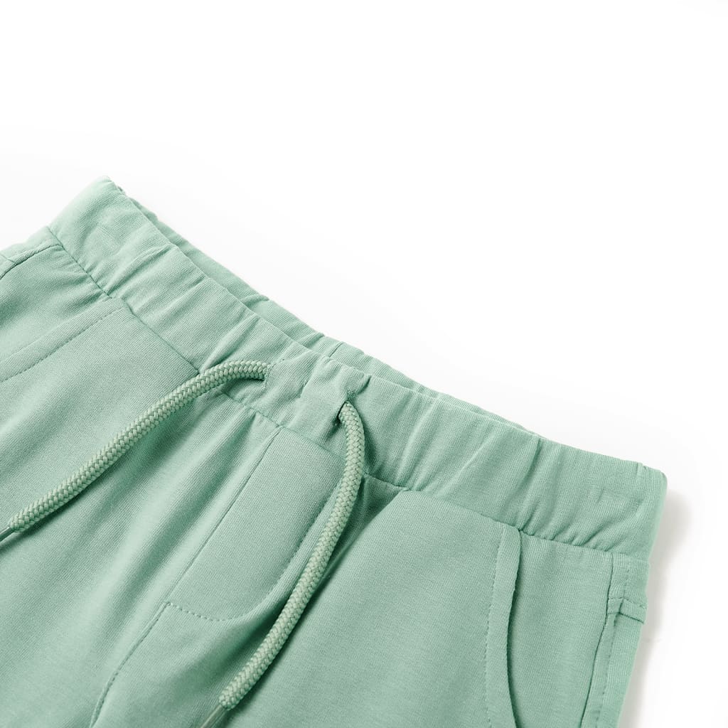 Thumbnail - vidaXL Kindershorts mit Kordelzug Helles Khaki 104