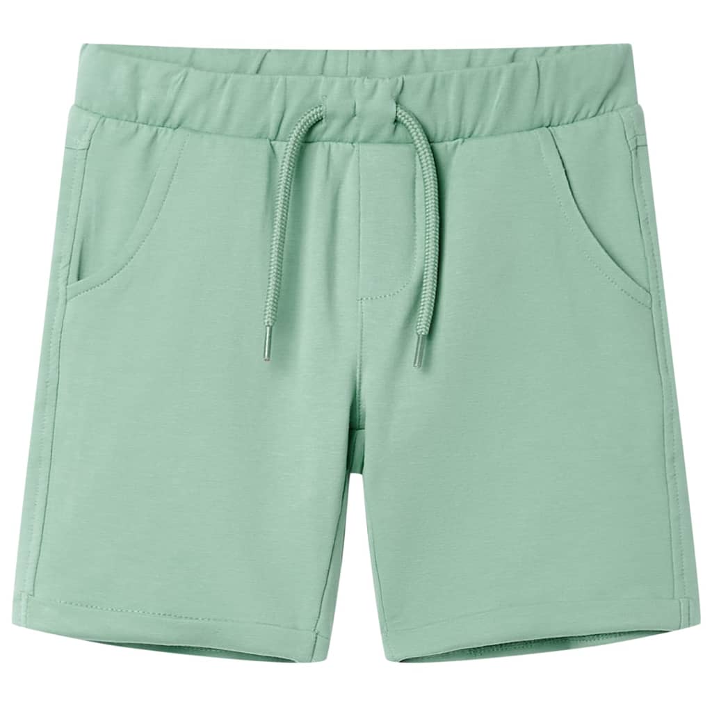 vidaXL Kindershorts mit Kordelzug Helles Khaki 116