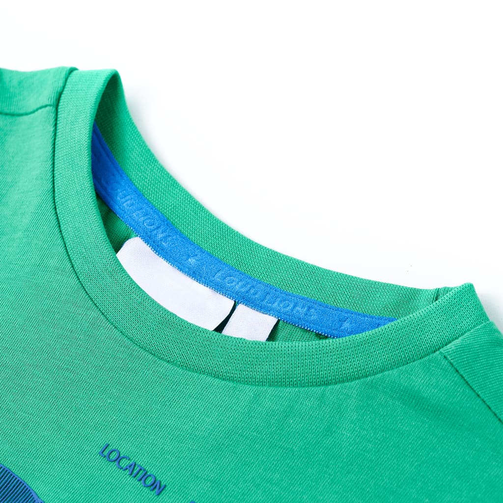 Thumbnail - vidaXL Kinder-T-Shirt Grün 128