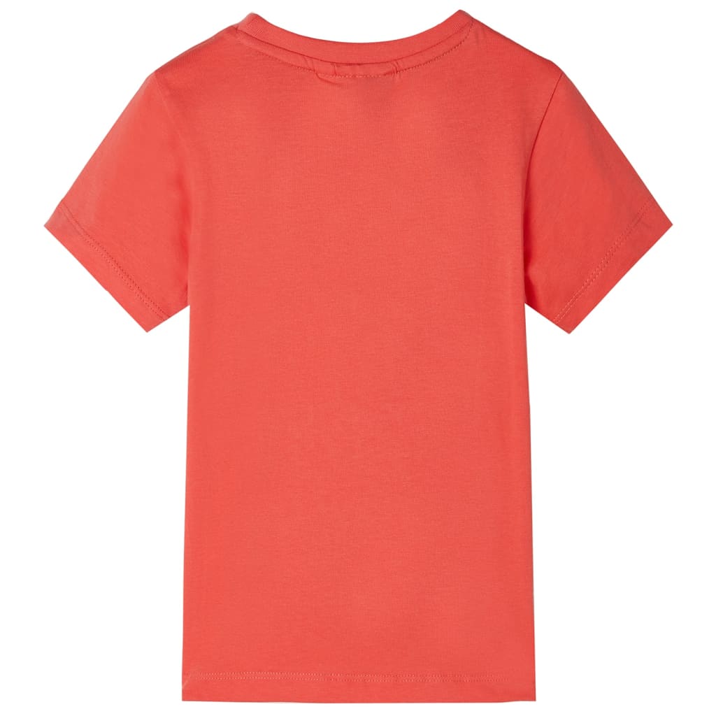 vidaXL Kindershirt 104 lichtrood afbeelding