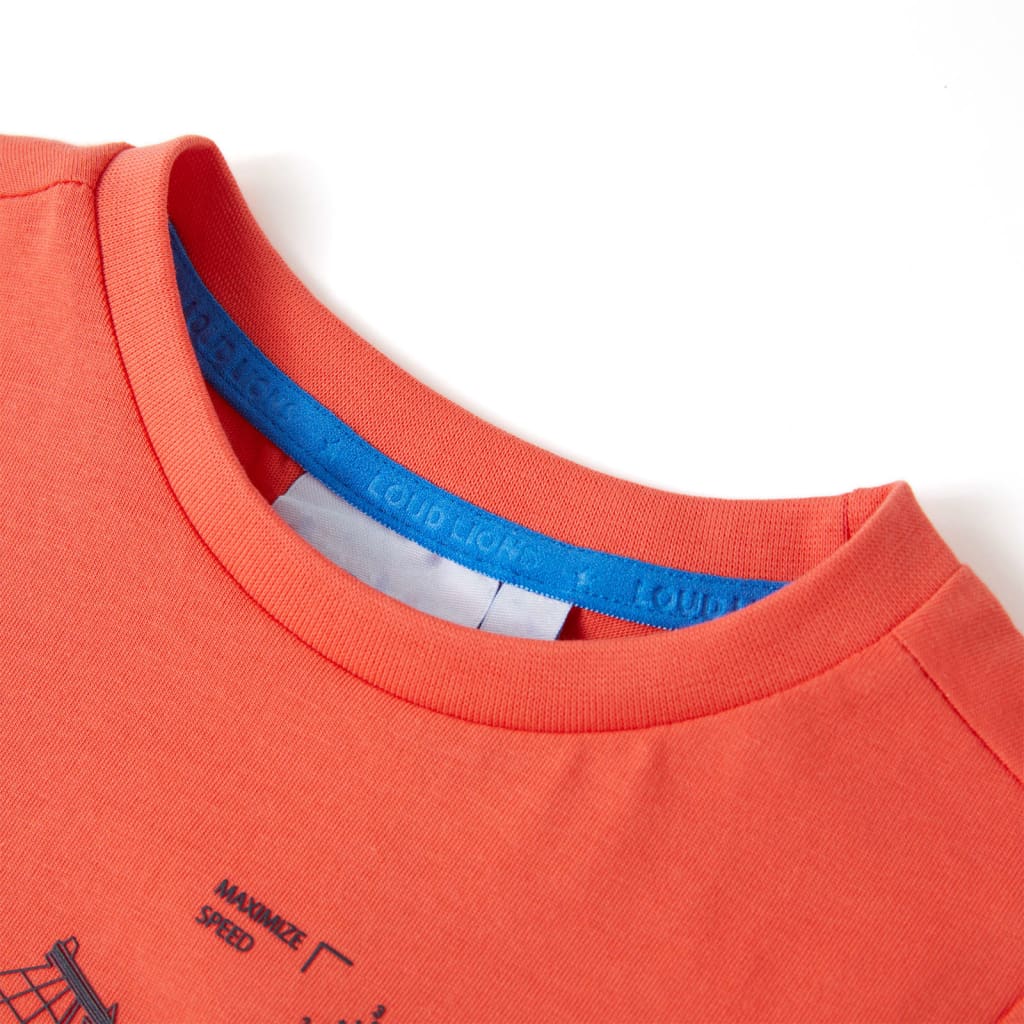 Thumbnail - vidaXL Kinder-T-Shirt Hellrot 104