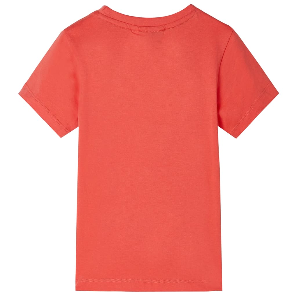 vidaXL Kindershirt 140 lichtrood afbeelding