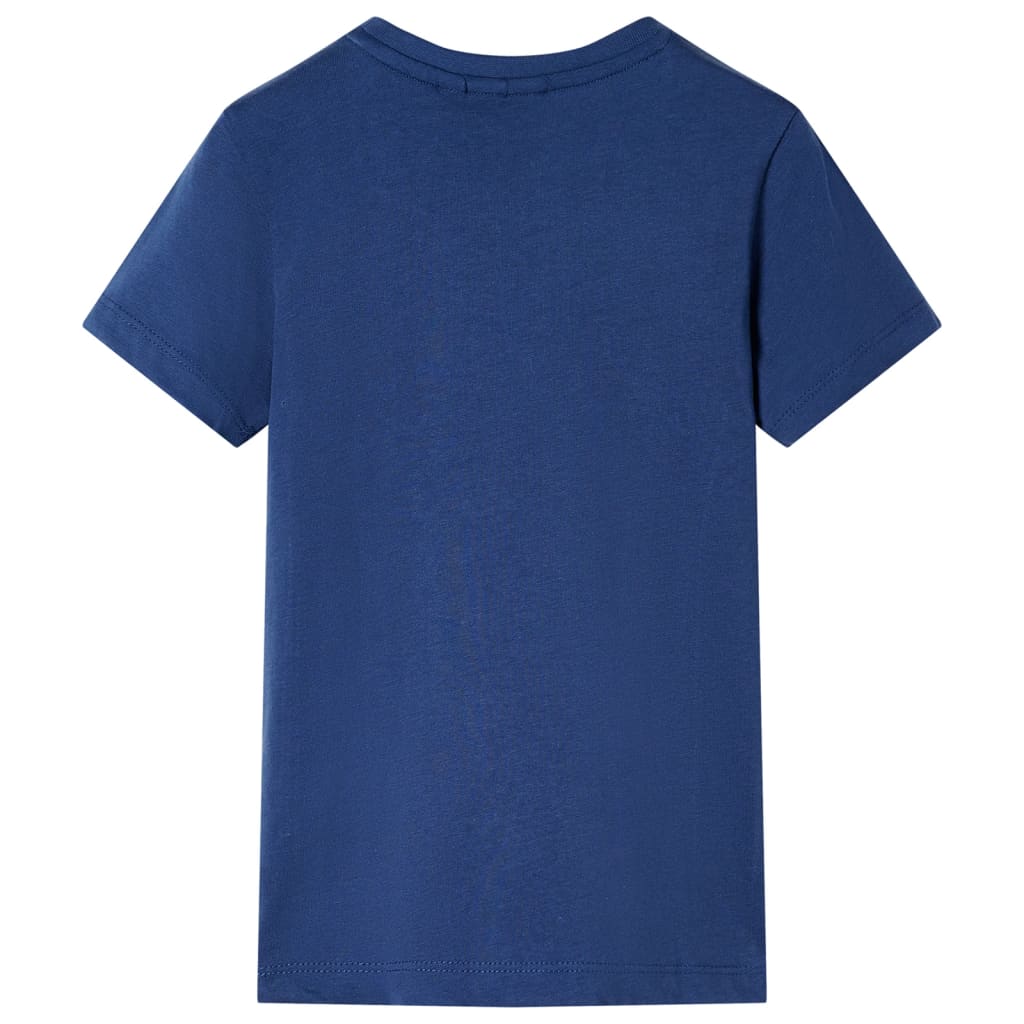 vidaXL Kindershirt 140 donkerblauw afbeelding
