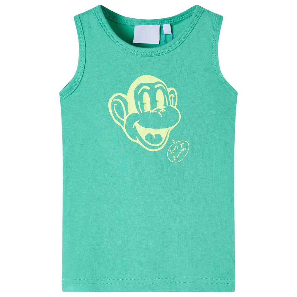 vidaXL Kinder-Tanktop Grün 104