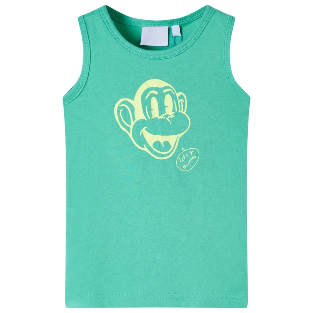 vidaXL Kinder-Tanktop Grün 116