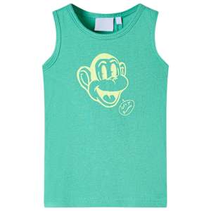 Otroška majica brez rokavov zelena 128