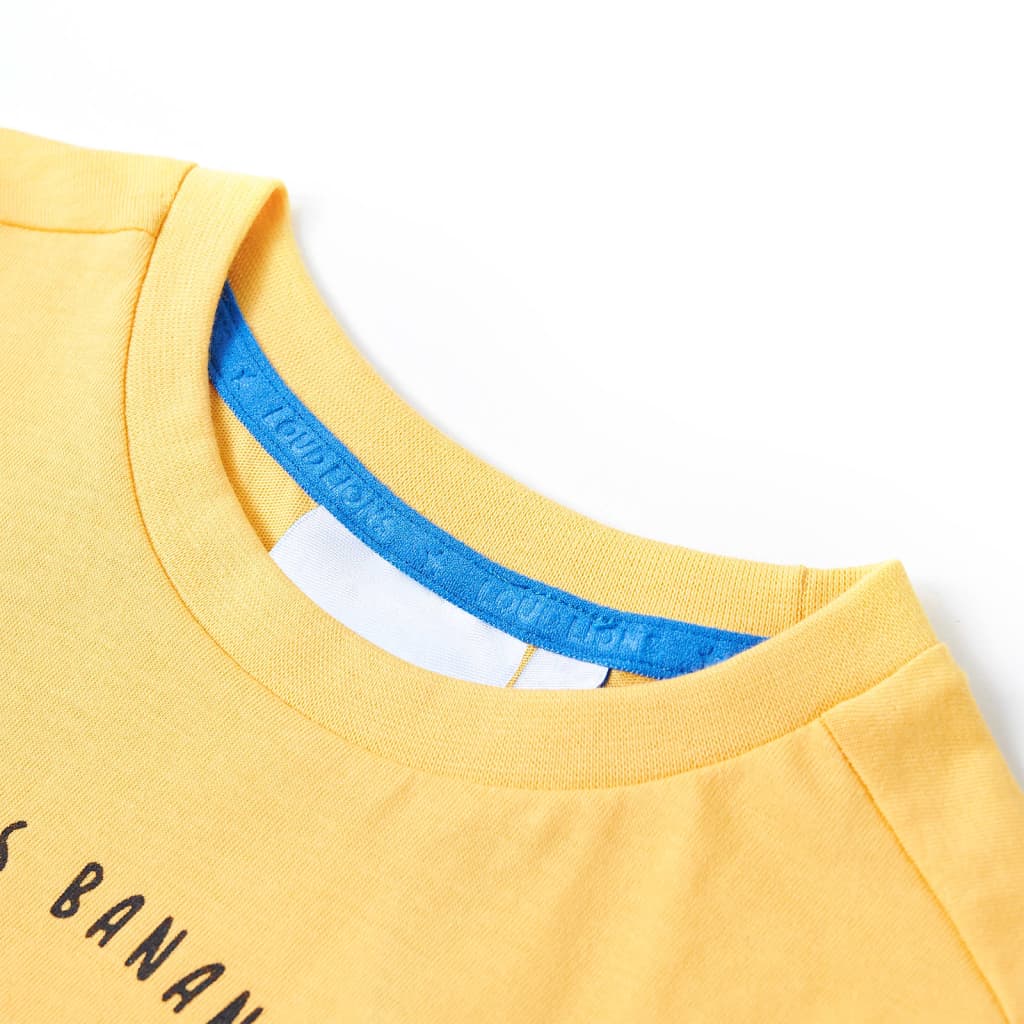 Thumbnail - vidaXL Kinder-T-Shirt Helles Ocker 92