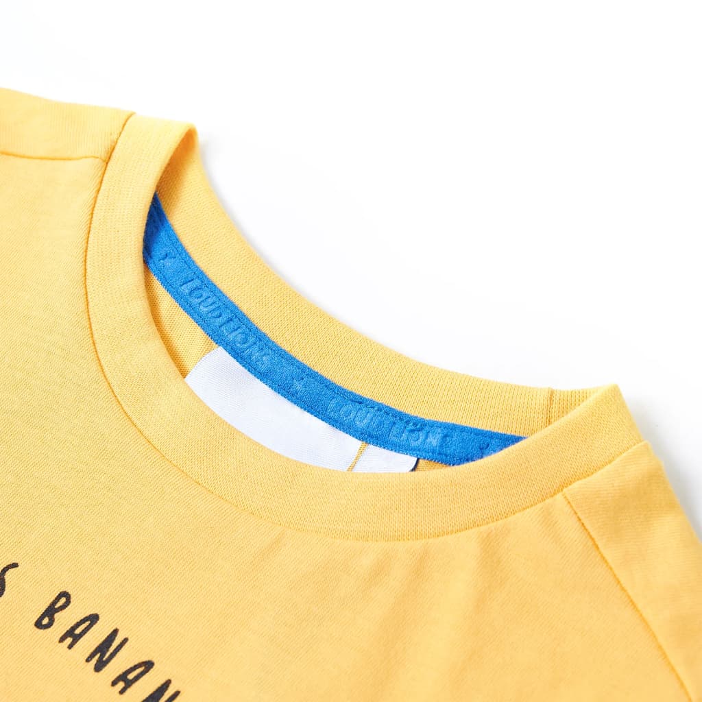 Thumbnail - vidaXL Kinder-T-Shirt Helles Ocker 116