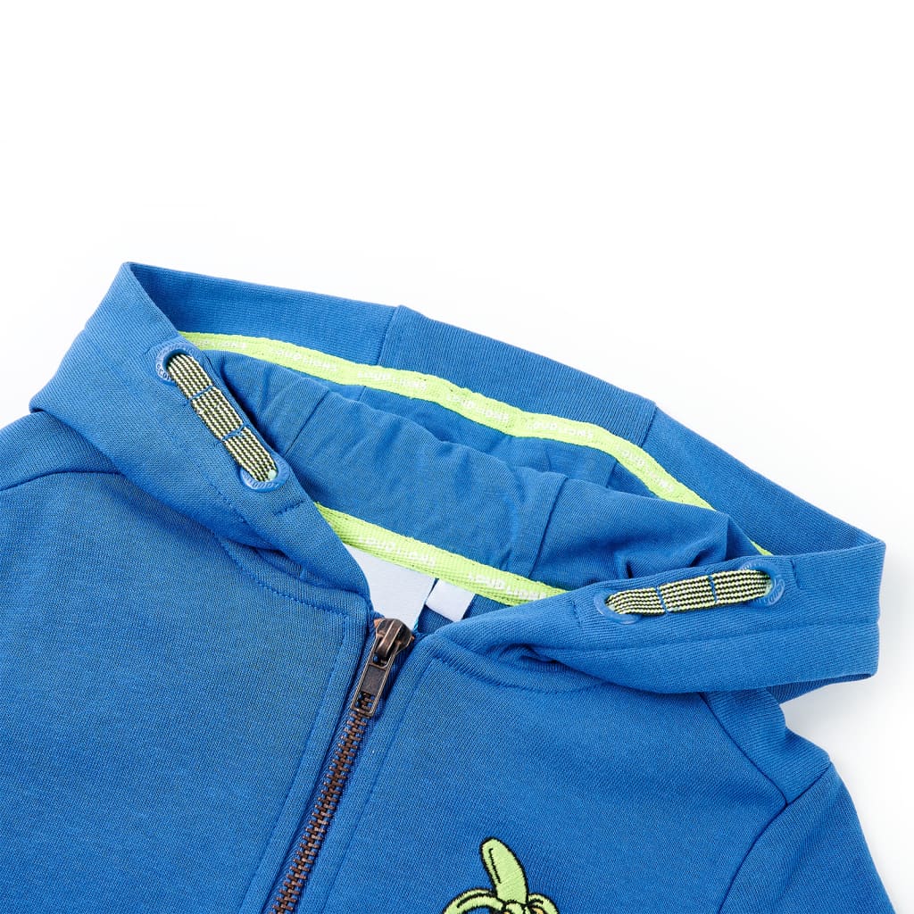 Thumbnail - vidaXL Kinder-Kapuzenpullover mit Reißverschluss Blau 116