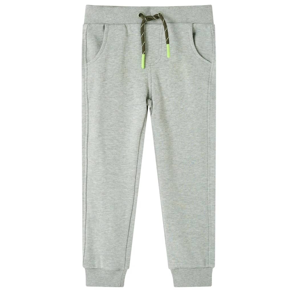 vidaXL Dětské tepláky světle khaki 92