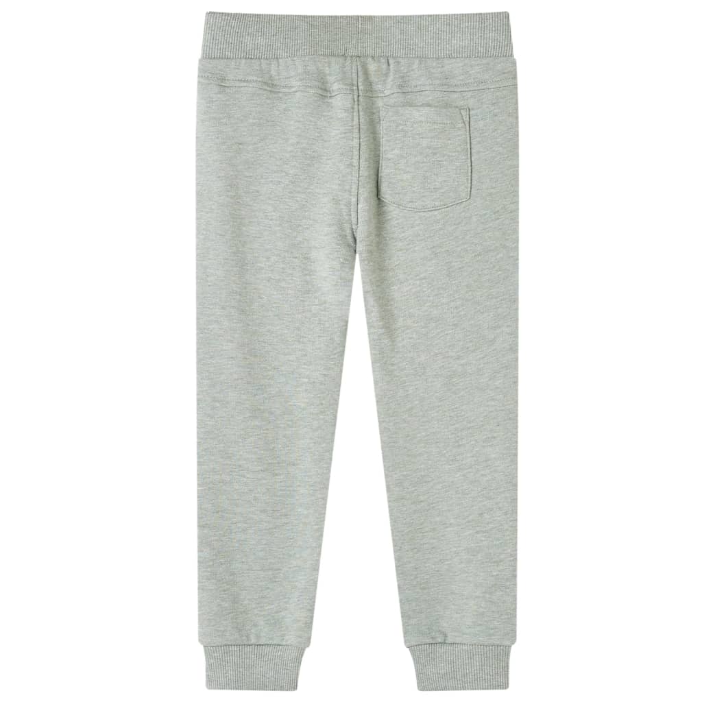 vidaXL Kinderjoggingbroek 104 lichtkaki afbeelding