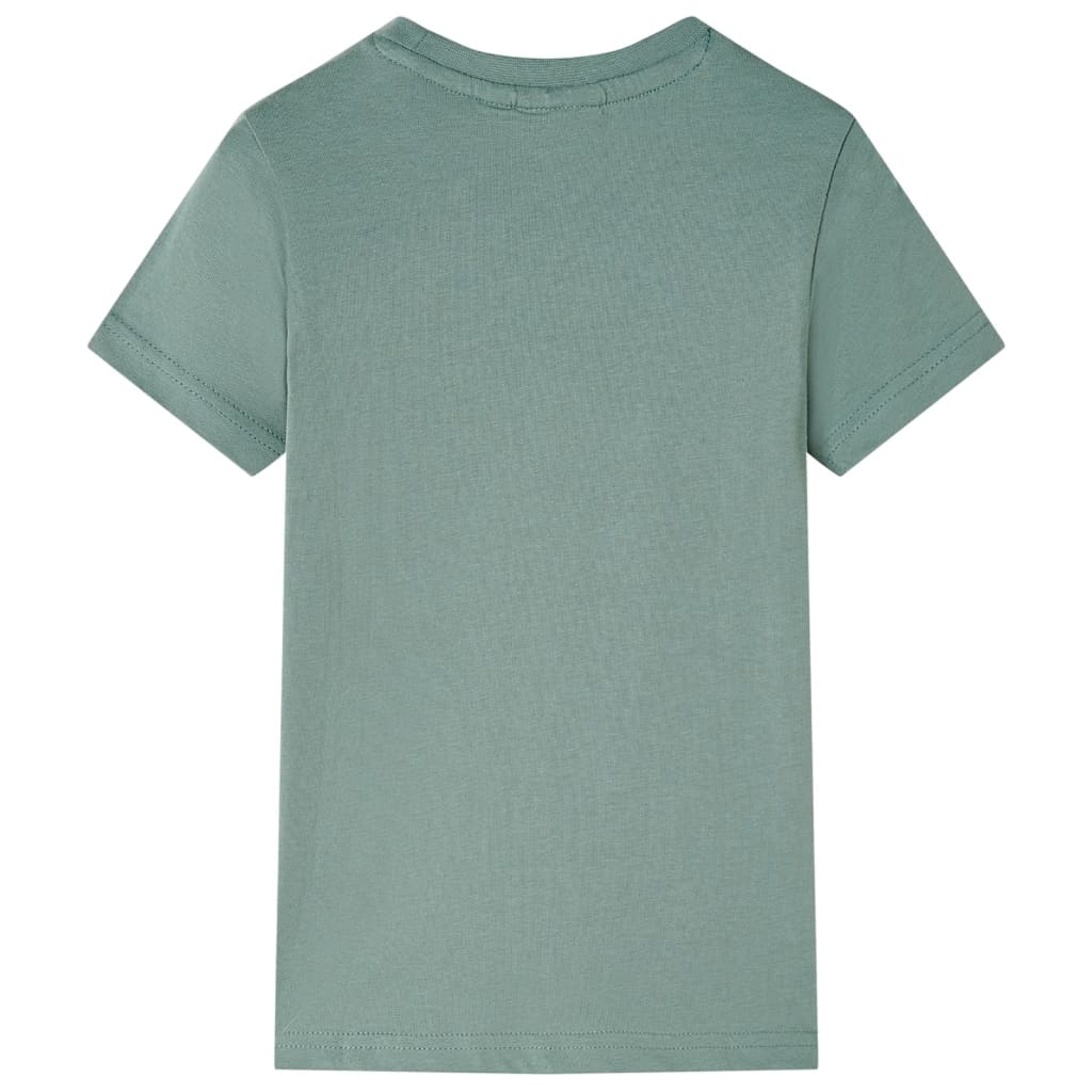 vidaXL Kindershirt 92 kakikleurig afbeelding