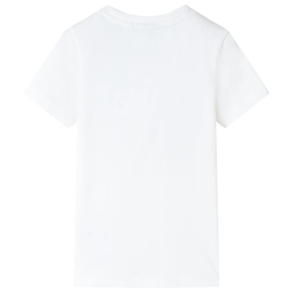 vidaXL Kindershirt 92 ecru afbeelding