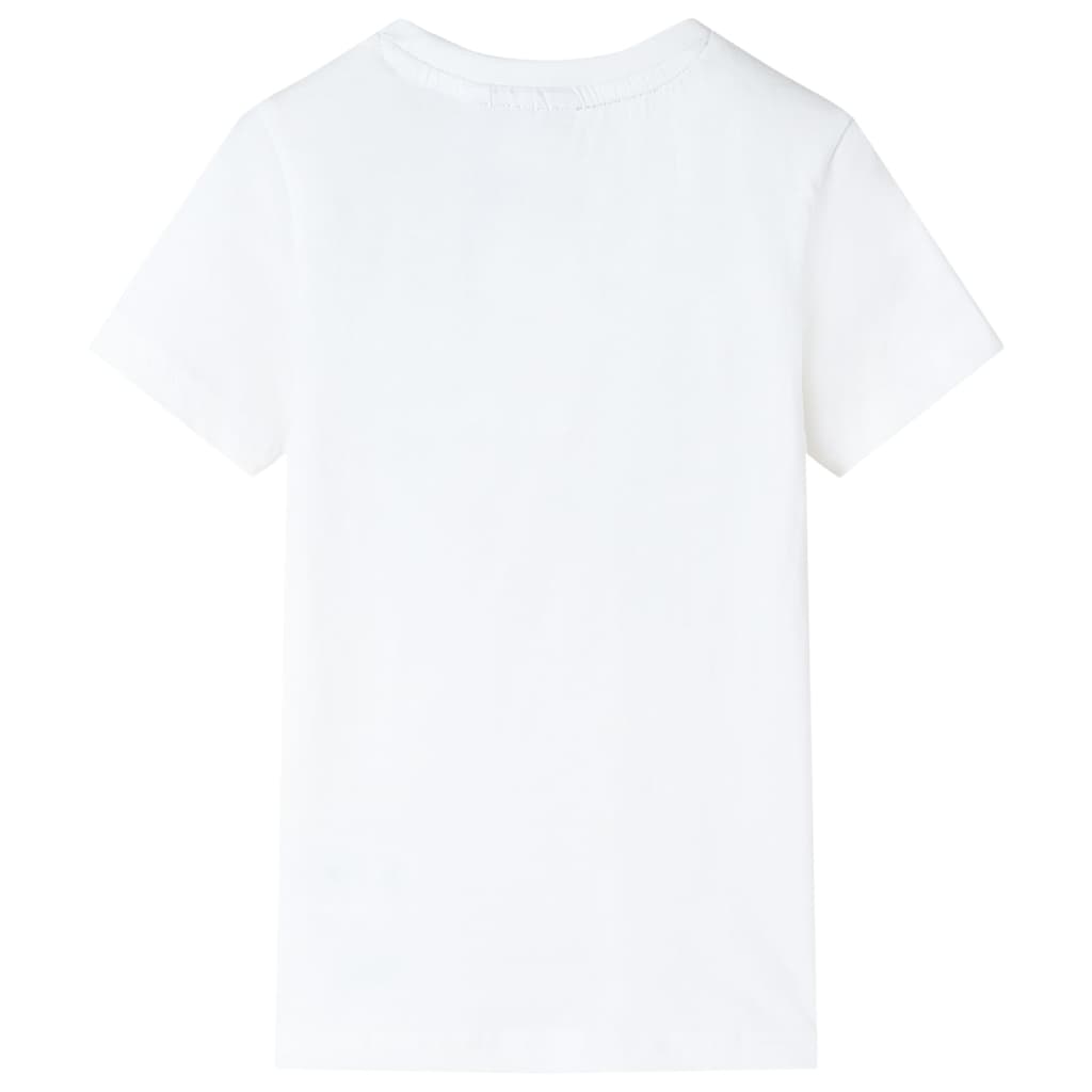vidaXL Kindershirt 116 ecru afbeelding