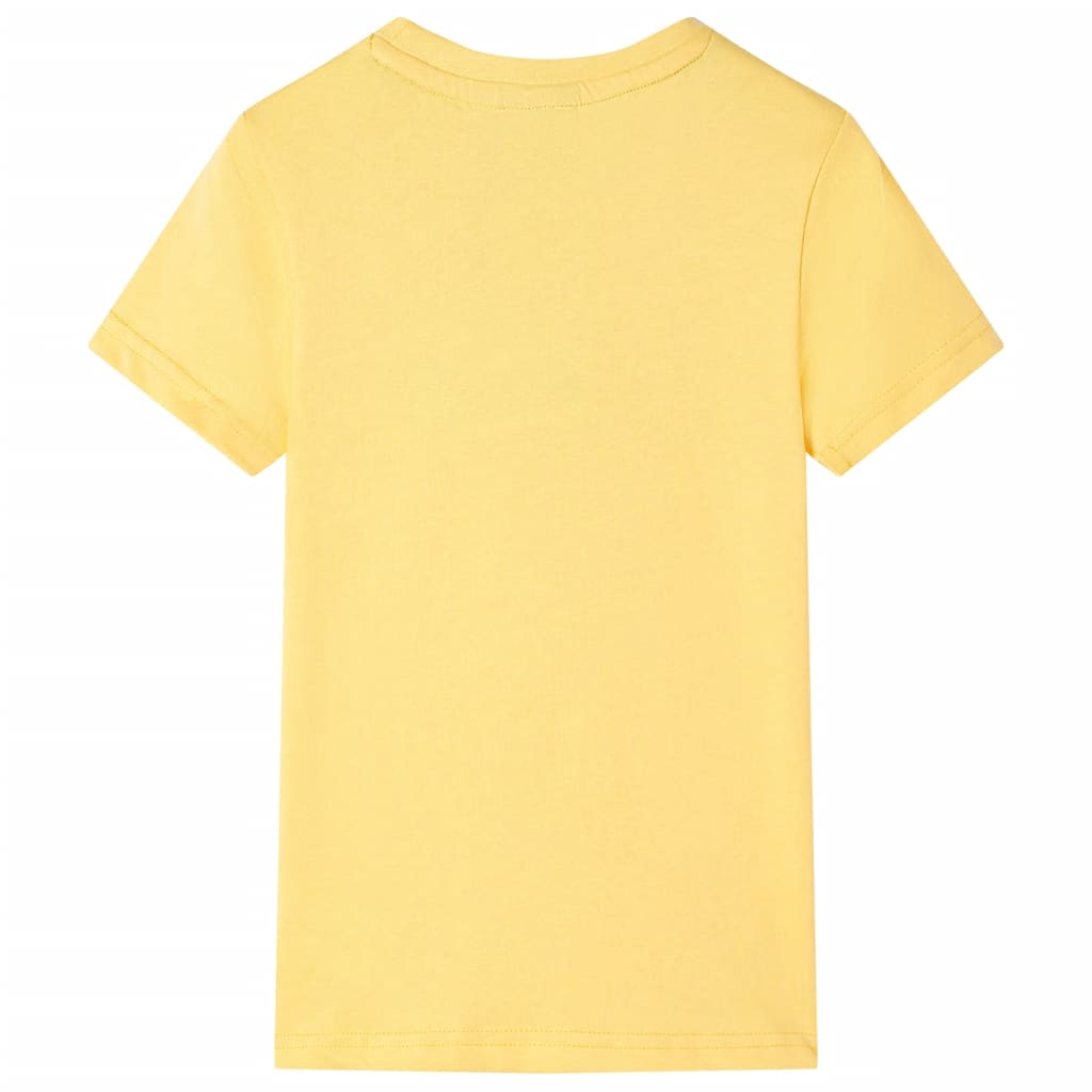 vidaXL Kindershirt 92 lichtokerkleurig afbeelding