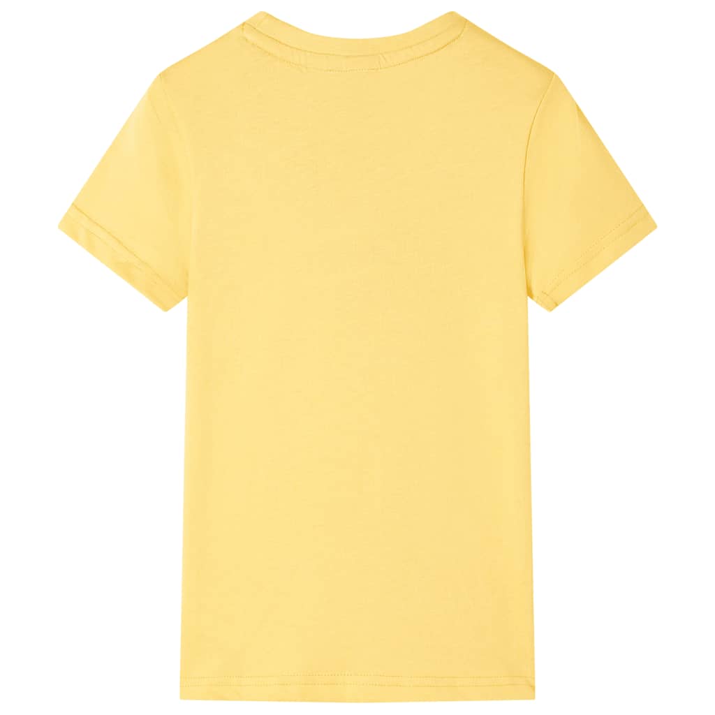 vidaXL Kindershirt 116 lichtokerkleurig afbeelding