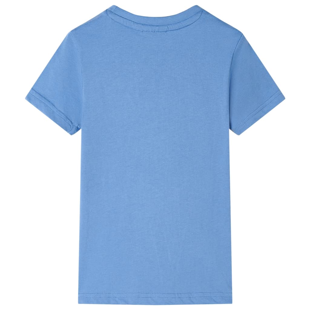 vidaXL Kindershirt 104 middelblauw afbeelding