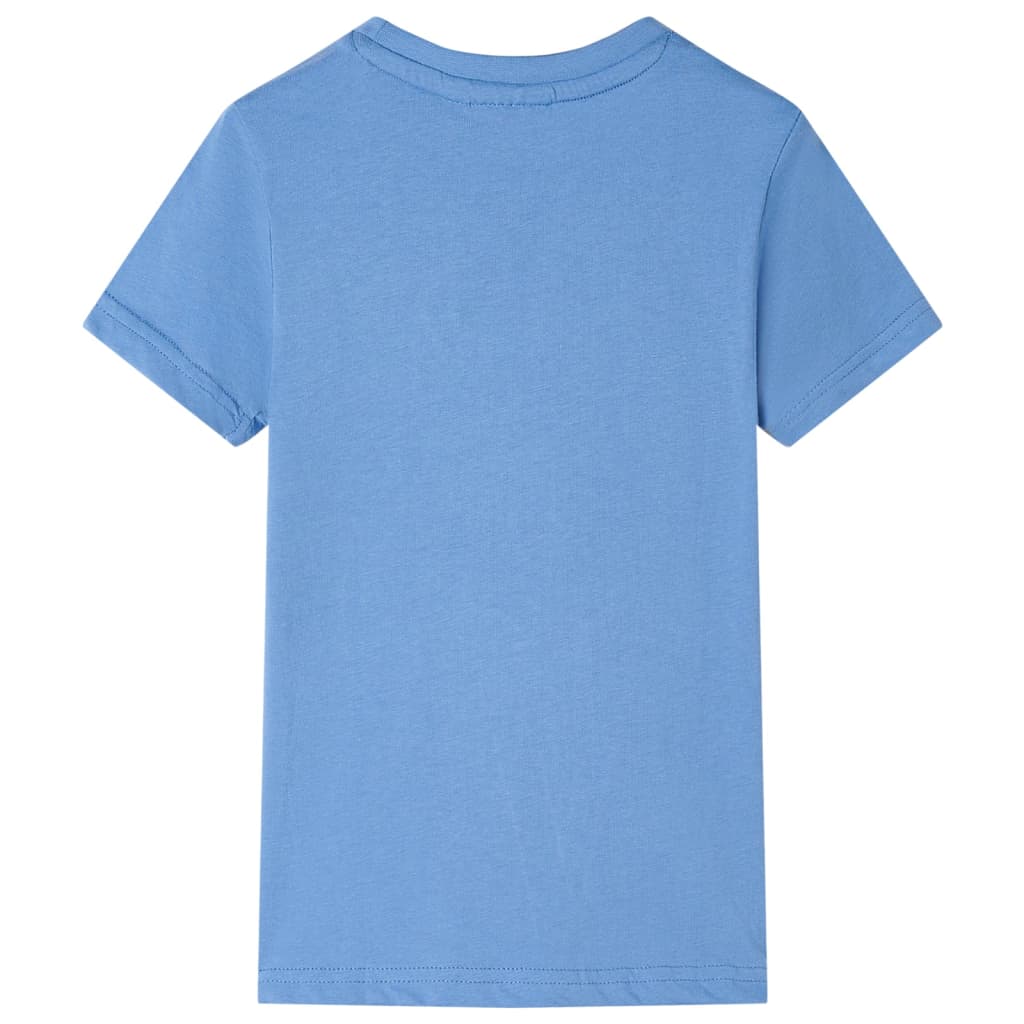 vidaXL Kindershirt 116 middelblauw afbeelding