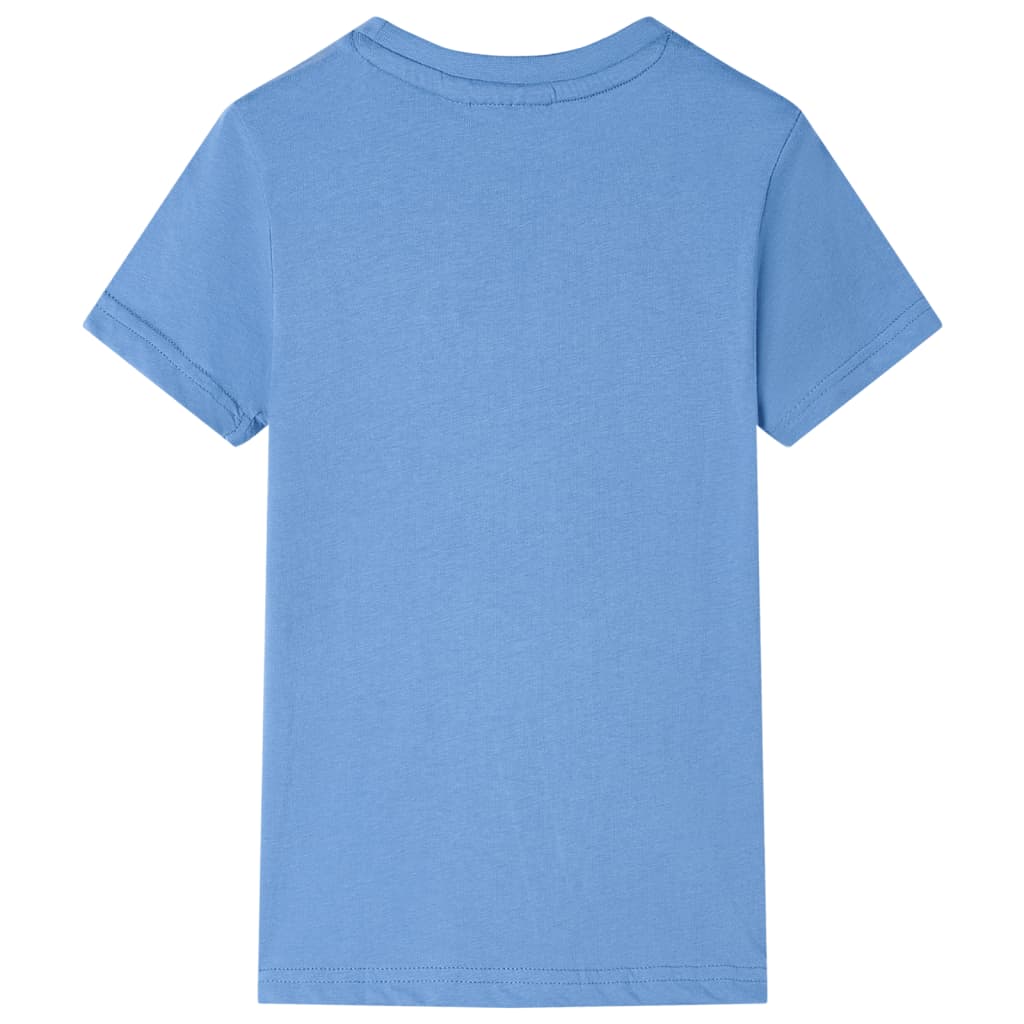 vidaXL Kindershirt 140 middelblauw afbeelding