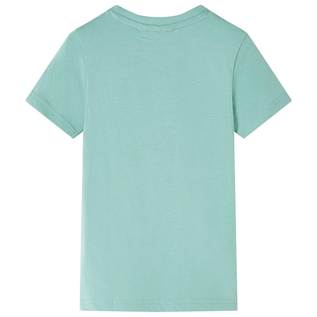 vidaXL Kindershirt 140 lichtkakikleurig afbeelding