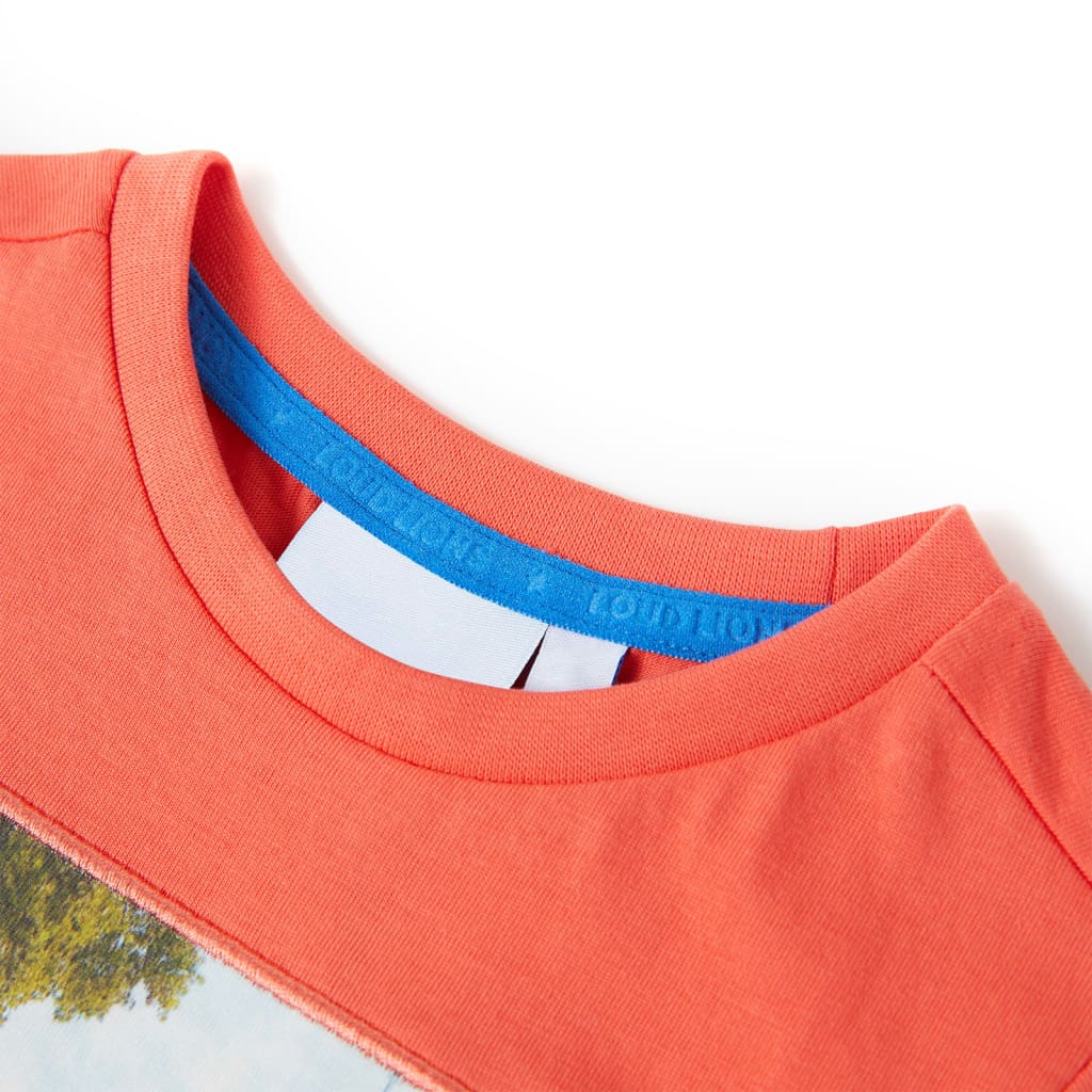 Thumbnail - vidaXL Kinder-T-Shirt Hellrot 104