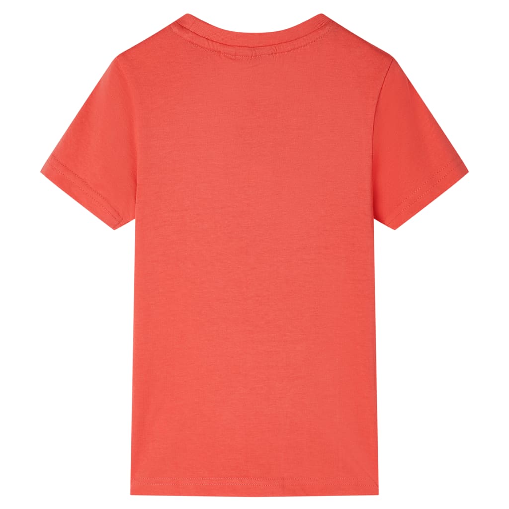 vidaXL Kindershirt 128 lichtrood afbeelding