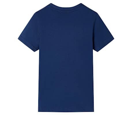 T-shirt pour enfants bleu fonc&eacute; 92