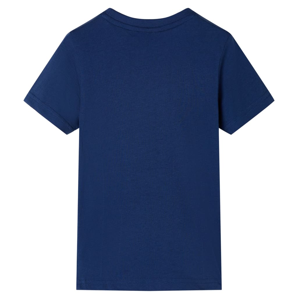Thumbnail - vidaXL Kinder-T-Shirt Dunkelblau 116