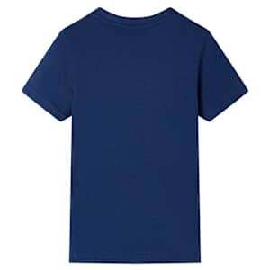 T-shirt para crian&ccedil;a azul-escuro 140