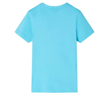 T-shirt para crian&ccedil;a cor ciano 116