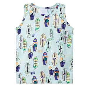 Laste maika, helesinine melange, 104