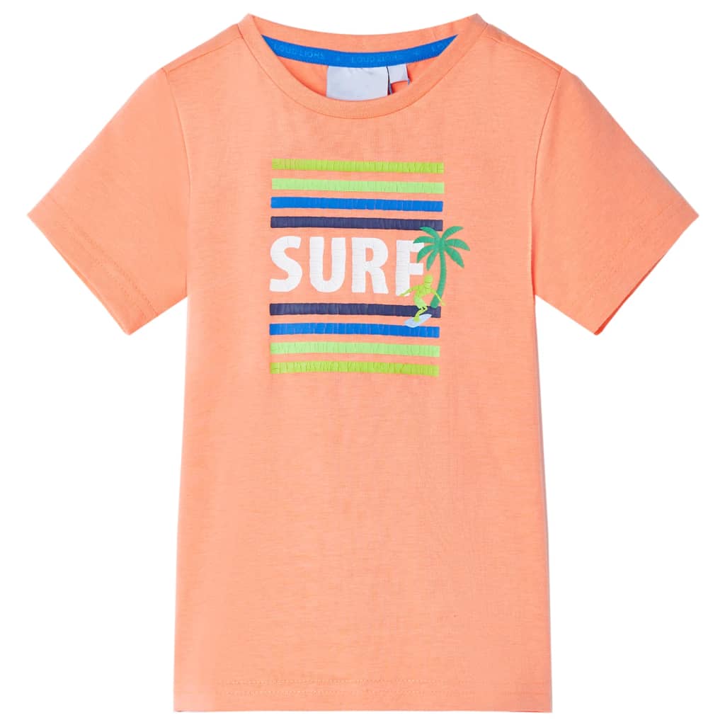 vidaXL Kinder-T-Shirt Neonorange 92